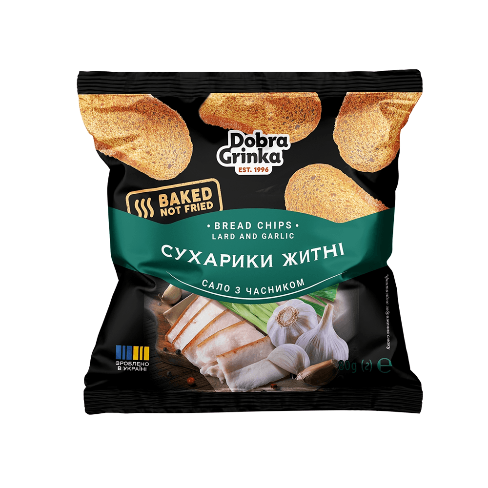 Сухарики житні ТМ Dobra Grinka